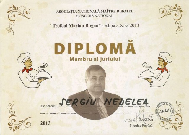 Diploma - Trofeul Marian Bugan 2013